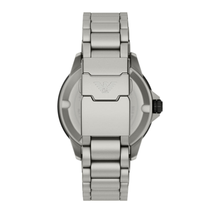 Emporio Armani Men's Sea Explorer Automatic Three-Hand Date Titanium Watch