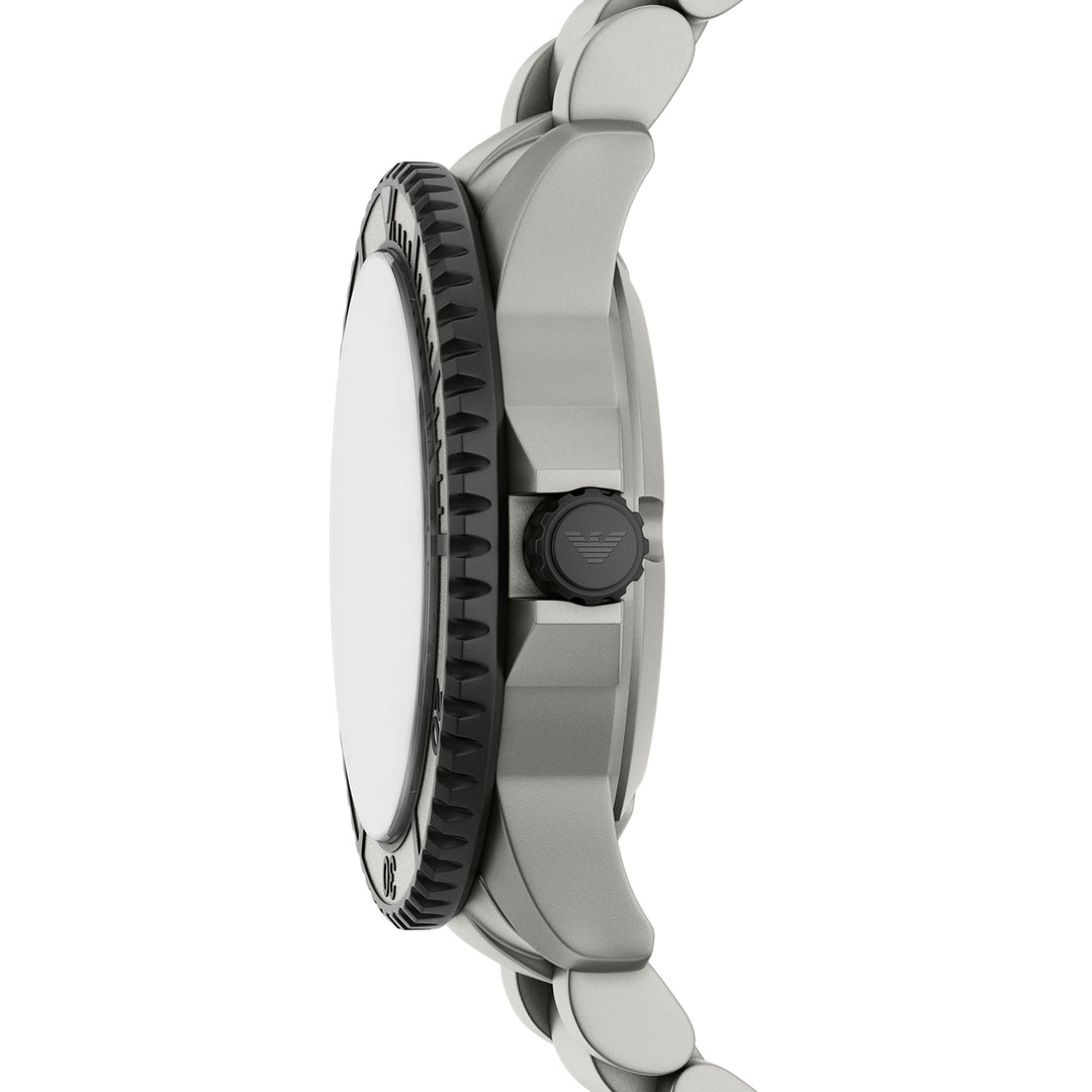 Emporio Armani Men's Sea Explorer Automatic Three-Hand Date Titanium Watch