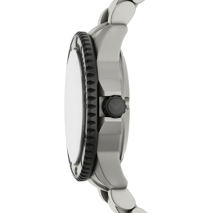 Emporio Armani Men's Sea Explorer Automatic Three-Hand Date Titanium Watch