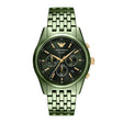 Emporio Armani Men's Chronograph Green Ceramic Watch
