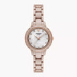 Emporio Armani Women's Three-Hand Nude Ceramic Watch