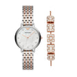 Emporio Armani Women's Two Hand, Silver Stainless Steel Watch