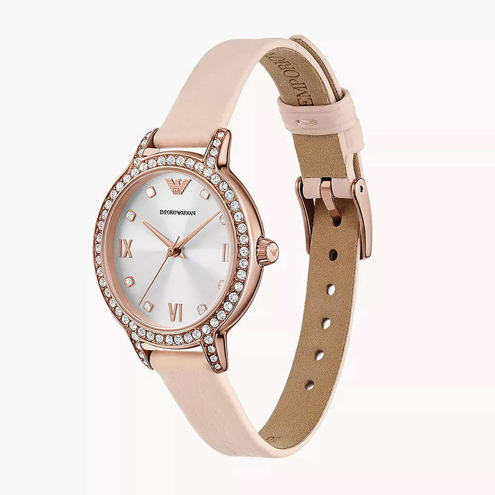 Emporio Armani Cleo Rose Gold Stainless Steel Set Women's Watch