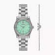 Emporio Armani Three-Hand Date Stainless Steel Watch and Bracelet Set