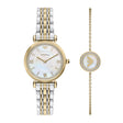 Emporio Armani Women's Two-Hand Two-Tone Stainless Steel Watch and Bracelet Set