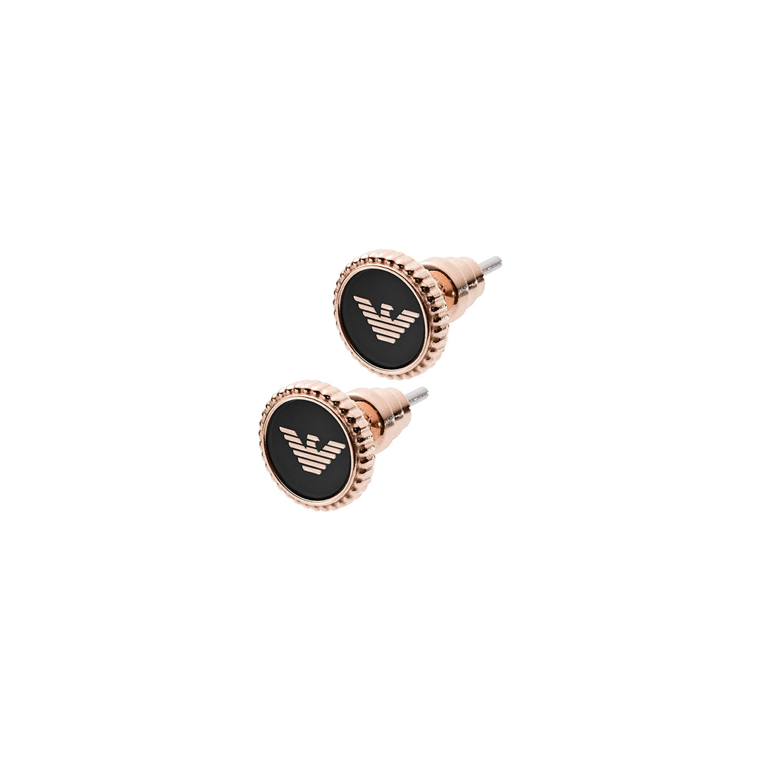 Emporio Armani Women's Rose Gold Stainless Steel Stud Earring