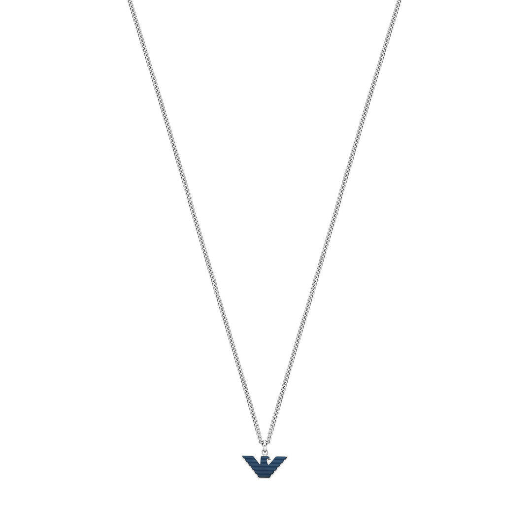 EMPORIO ARMANI STAINLESS STEEL PENDANT NECKLACE