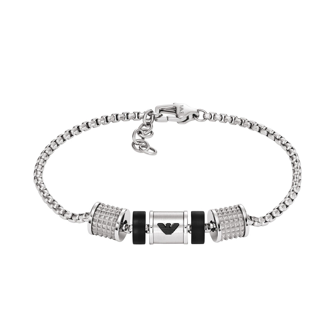 EMPORIO ARMANI ONYX RONDELLE BRACELET