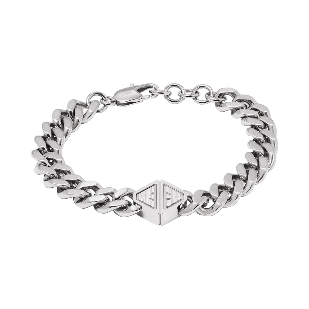 Emporio Armani Men's Stainless Steel Chain Bracelet