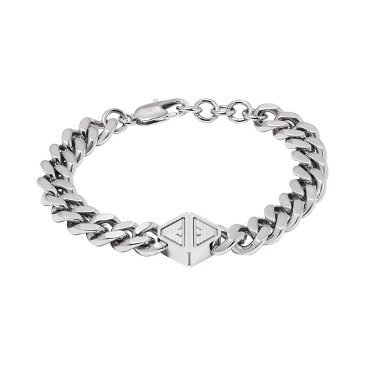 Emporio Armani Men's Stainless Steel Chain Bracelet