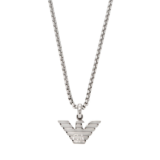 Emporio Armani Men's Stainless Steel Pendant Necklace