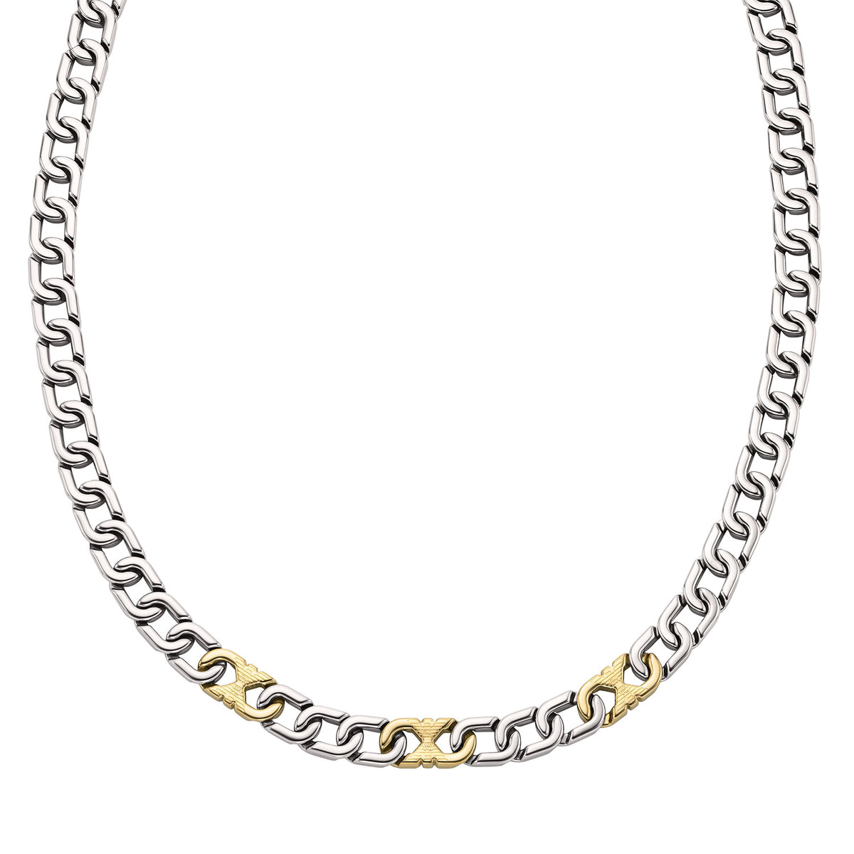 Emporio Armani Men's Stainless Steel Chain Necklace