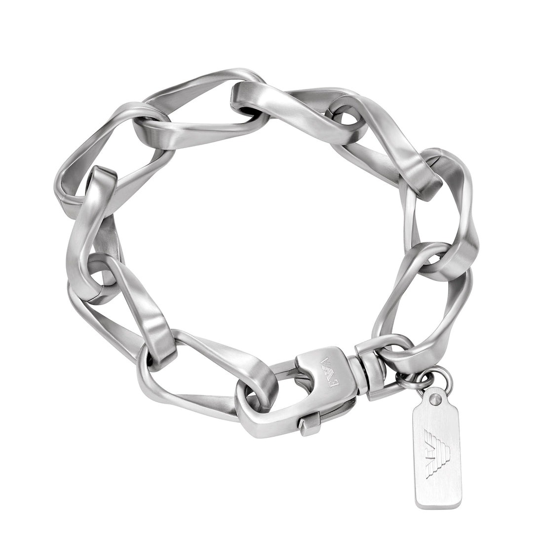 Emporio Armani Men's Stainless Steel Chain Bracelet