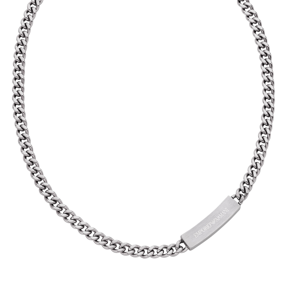 Emporio Armani Men's Stainless Steel ID Necklace