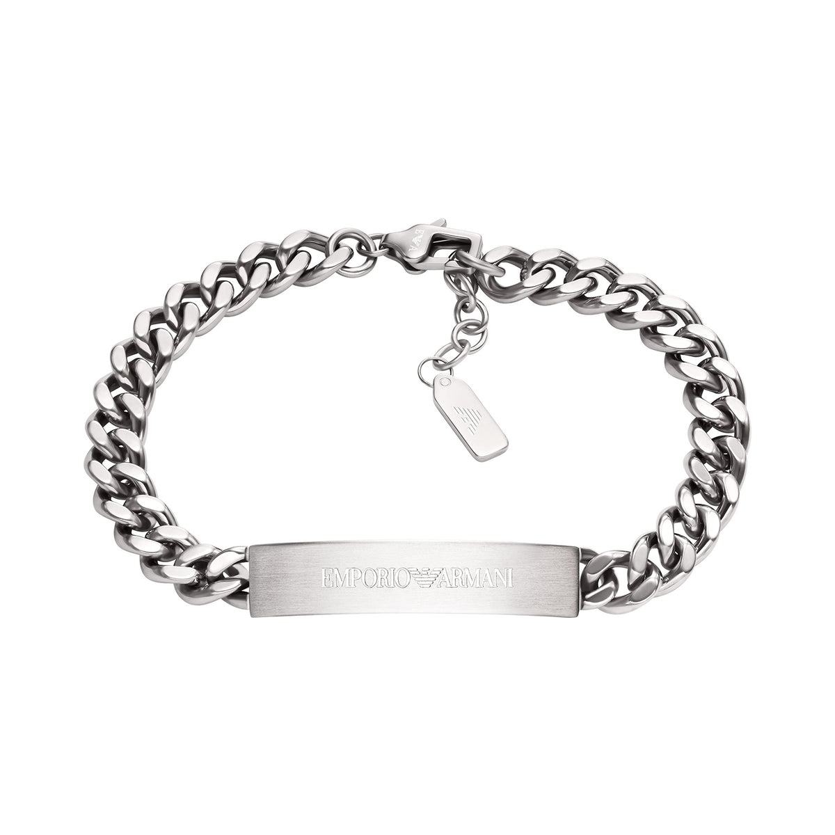Emporio Armani Men's Stainless Steel ID Bracelet