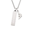 Emporio Armani Men's Stainless Steel Dog Tag Necklace