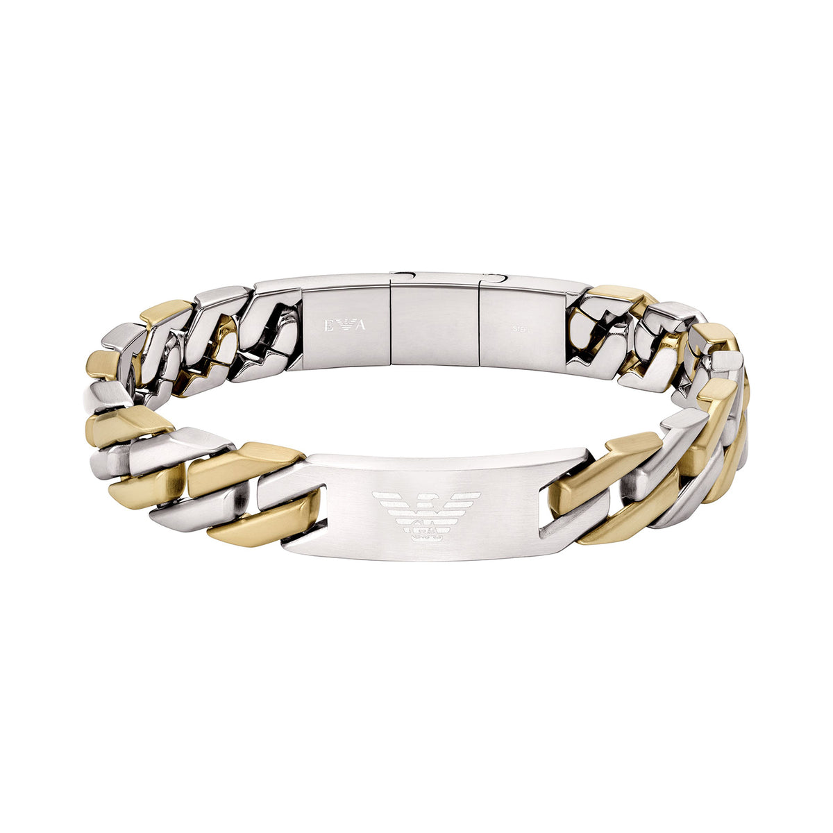 Emporio Armani Men's Stainless Steel ID Bracelet