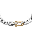 Emporio Armani Men's Two-Tone Stainless Steel Chain Bracelet