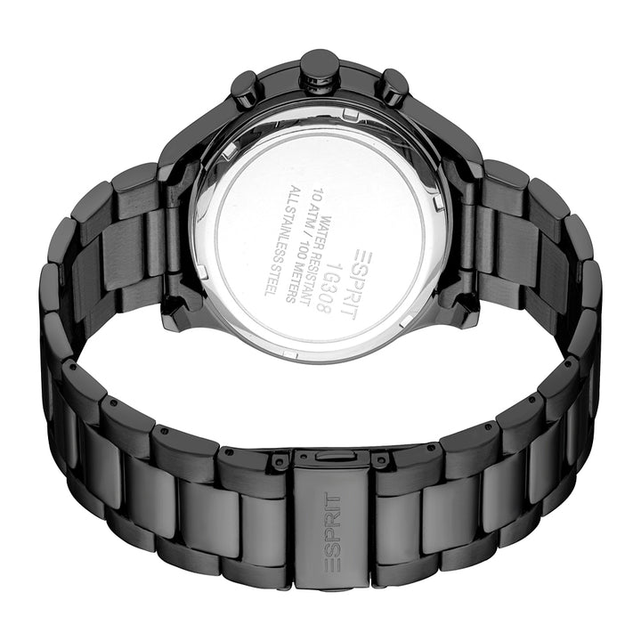 Esprit Men's 42mm Logan Fashion Black Dial Watch