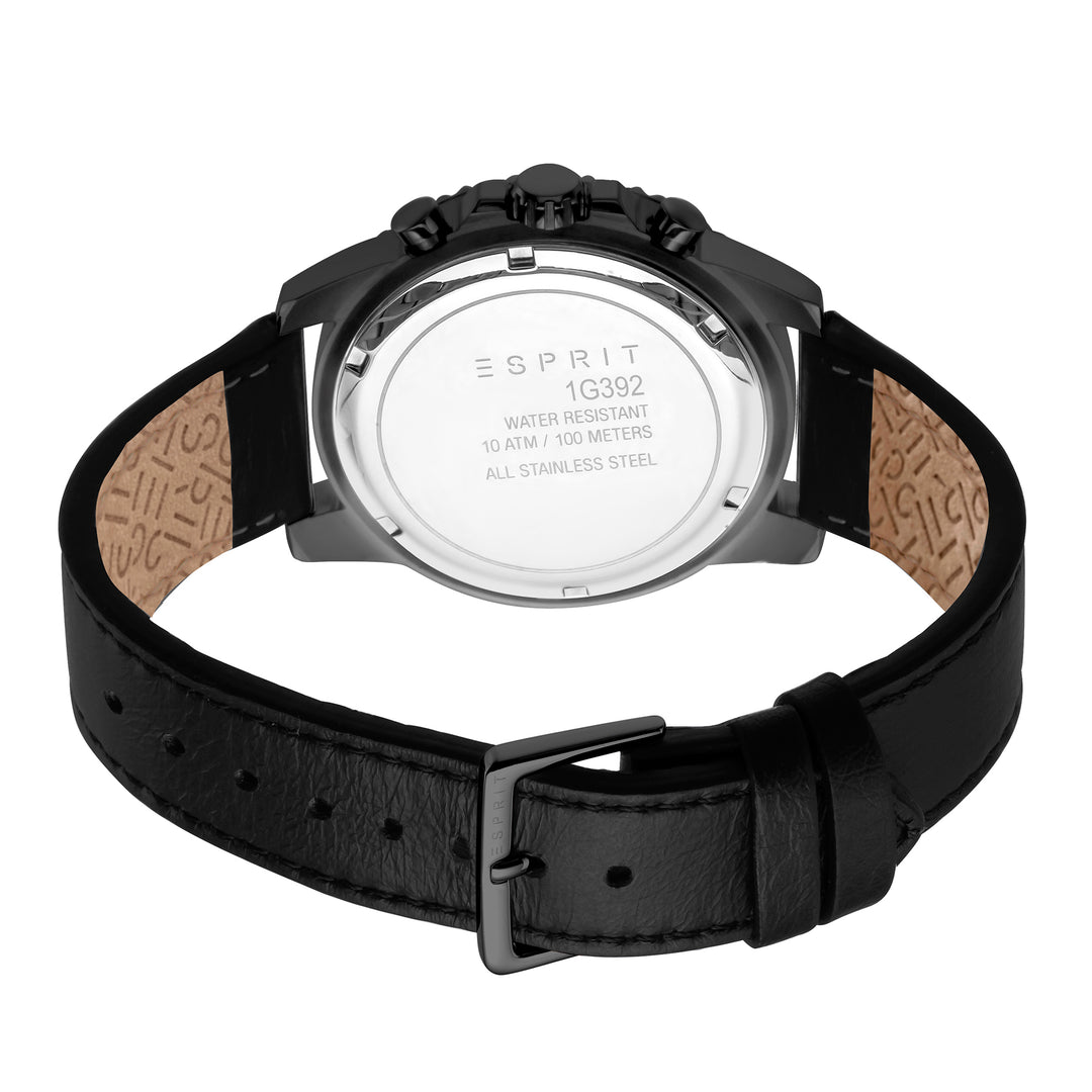 Esprit Men's Fashion Quartz Black Dial Watch