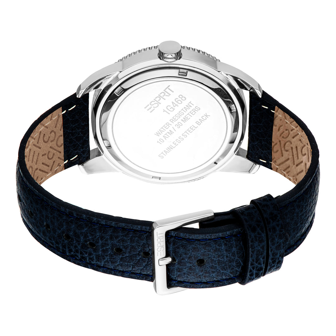 Esprit Men's 42mm Fashion Dark Blue Dial Watch