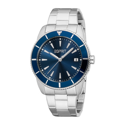 Esprit Men's 42mm Fashion Silver Color Dial Watch