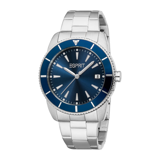 Esprit Men's 42mm Fashion Silver Color Dial Watch