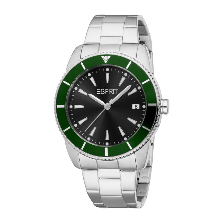 Esprit Men's 42mm Fashion Silver Color Dial Watch