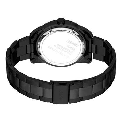 Esprit Men's 42mm Fashion Black Color Dial Watch