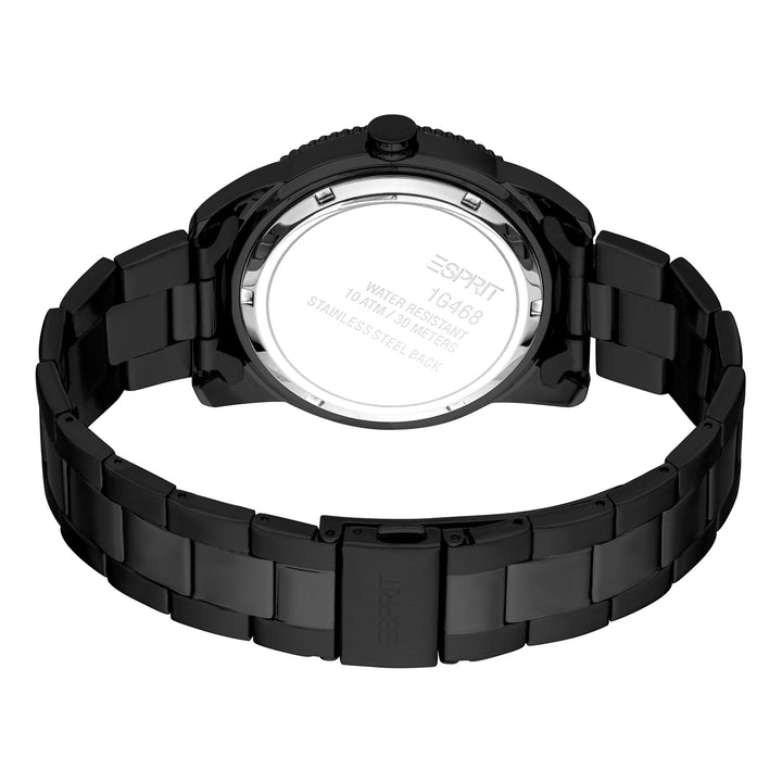 Esprit Men's 42mm Fashion Black Color Dial Watch