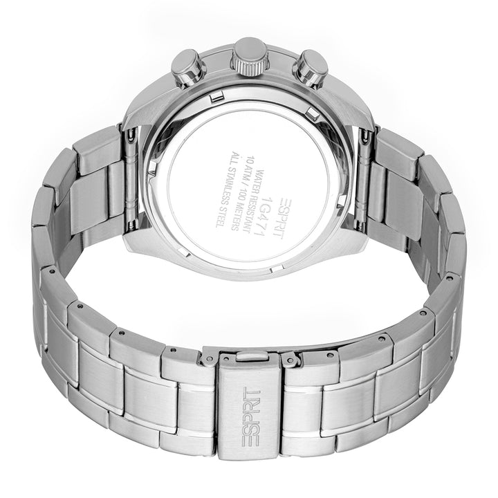 Esprit Men's 42mm Porter Fashion Silver Dial Watch