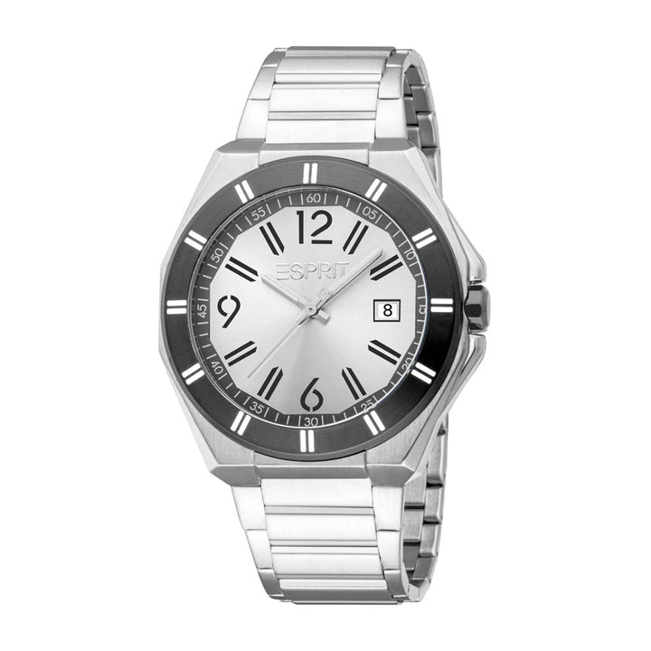 Esprit Men's 42mm Asher Fashion Silver Dial Watch