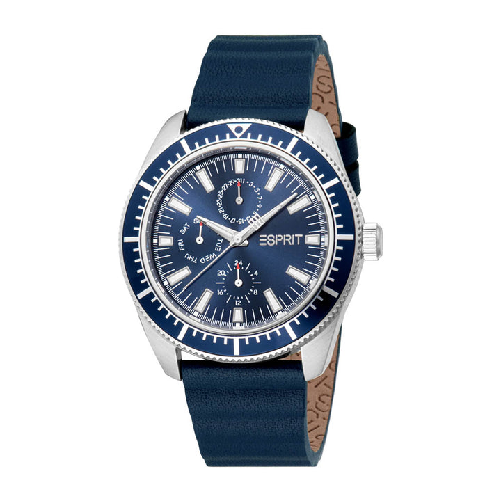 Esprit Men's 43mm Greyson Fashion Dark Blue Dial Watch