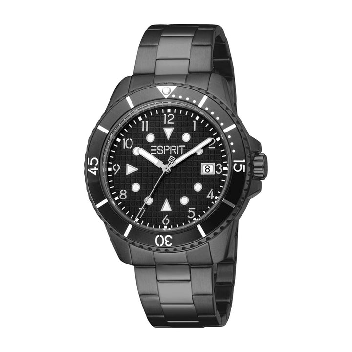 Esprit Men's 42mm Henry Fashion Black Dial Watch