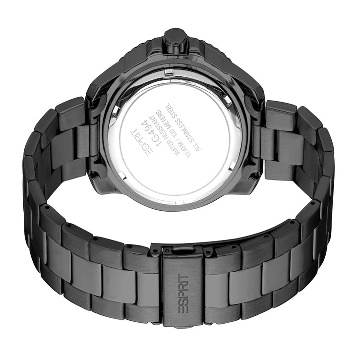 Esprit Men's 42mm Henry Fashion Black Dial Watch