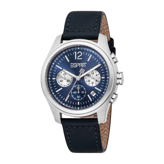 Esprit Men's 41mm Fashion Dark Blue Dial Watch