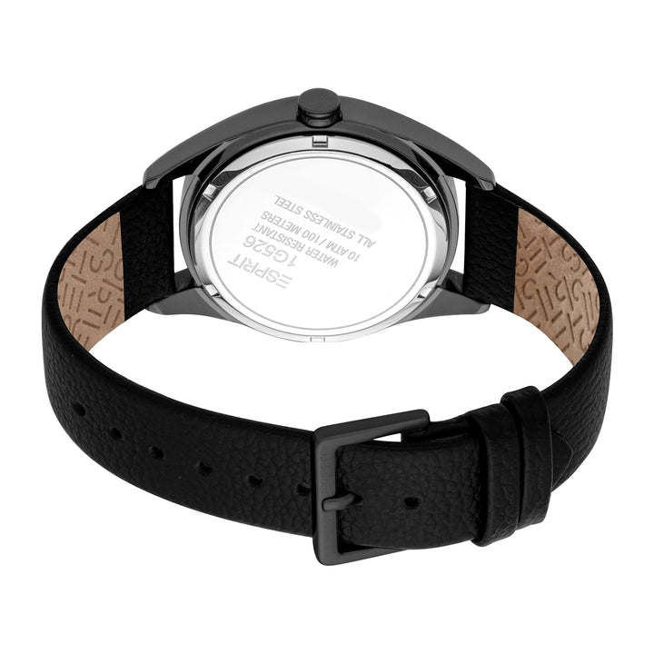 Esprit Men's 40mm Fashion Black Dial Watch