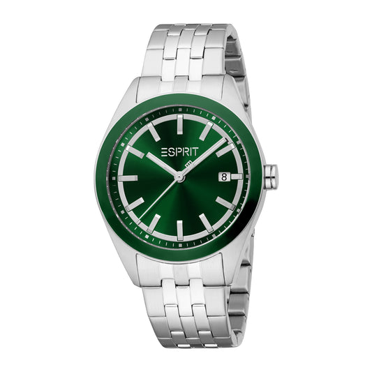 Esprit Men's 40mm Fashion Silver Color Dial Watch