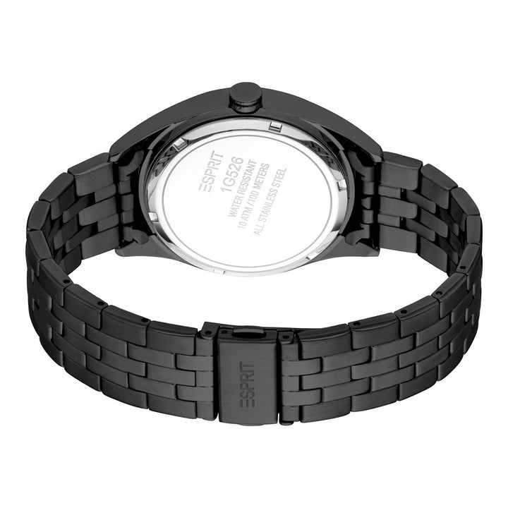 Esprit Men's 40mm Fashion Black Color Dial Watch