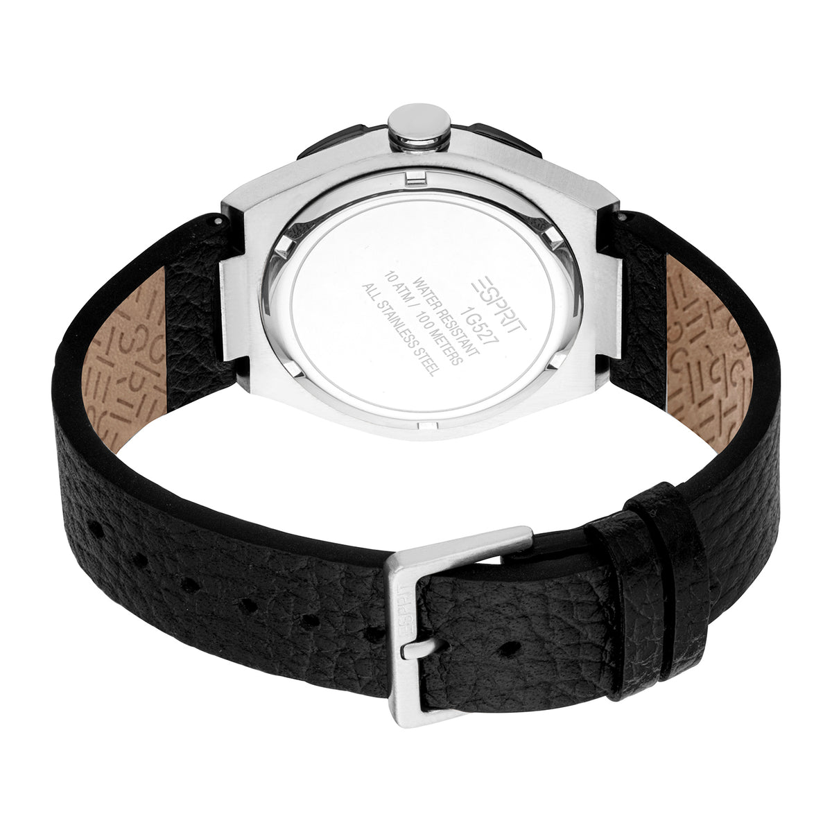 Esprit Men's 40mm Fashion Black Dial Watch