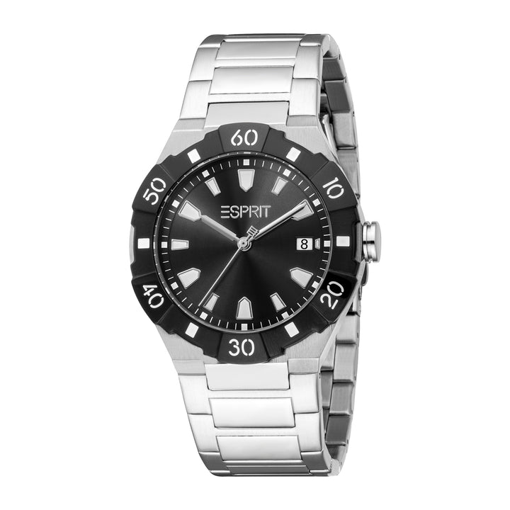 Esprit Men's 40mm Fashion Silver Color Dial Watch