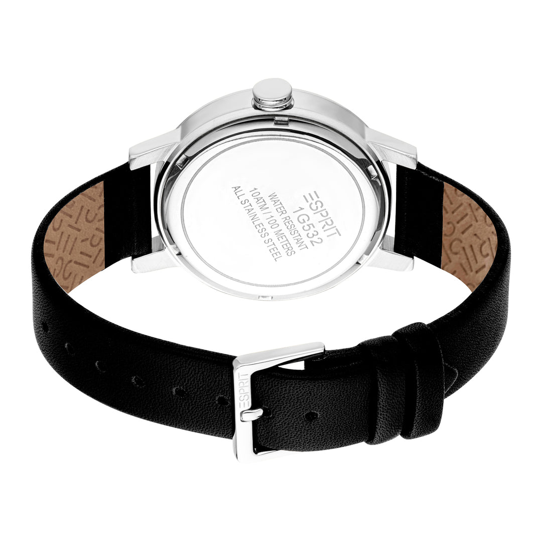 Esprit Men's 40mm Fashion Black Dial Watch