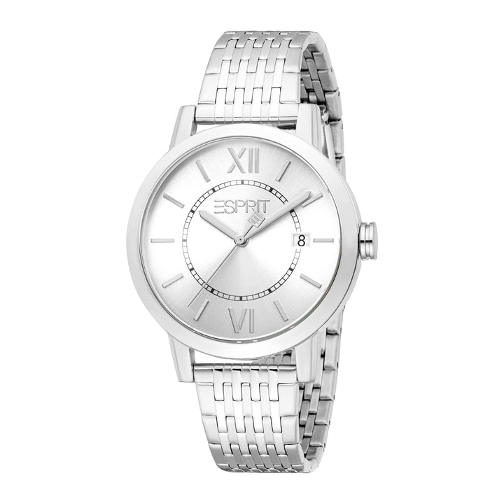 Esprit Men's 40mm Fashion Silver Color Dial Watch