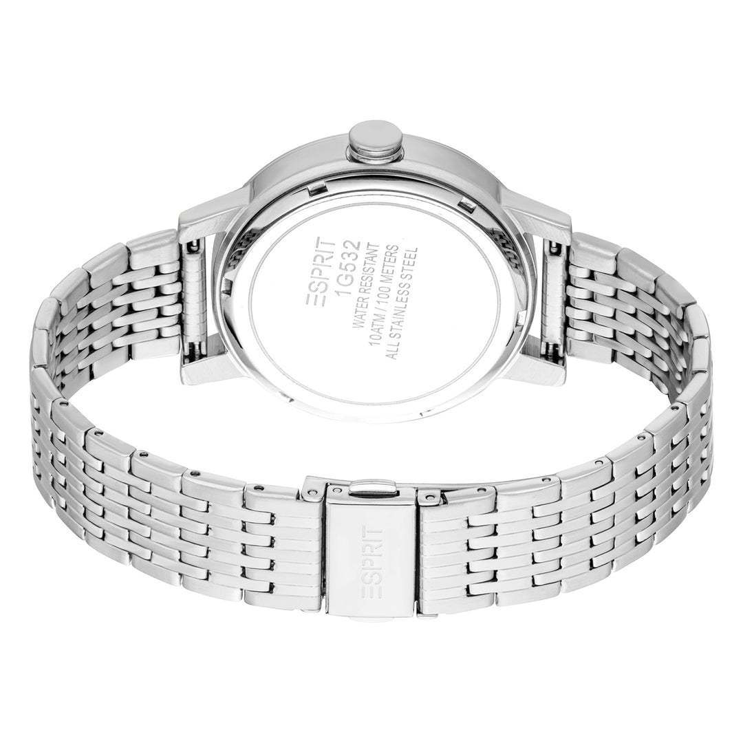 Esprit Men's 40mm Fashion Silver Color Dial Watch