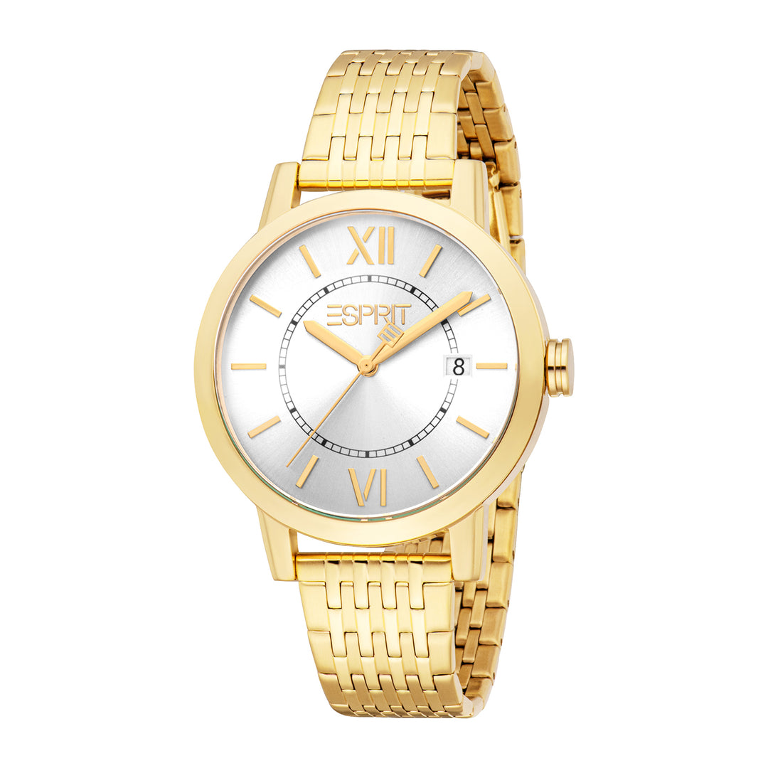 Esprit Men's 40mm Fashion Gold Color Dial Watch