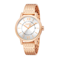Esprit Men's 40mm Fashion Rose Gold Color Dial Watch
