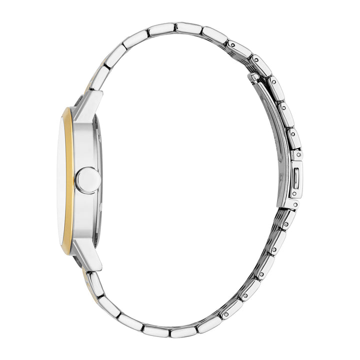 Esprit Men's 40mm Fashion Two Tone Silver & Gold Color Dial Watch