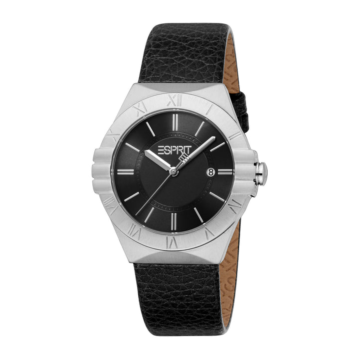 Esprit Men's 40mm Fashion Black Dial Watch