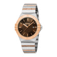 Esprit Men's 40mm Fashion Two Tone Silver & Rose Gold Color Dial Watch