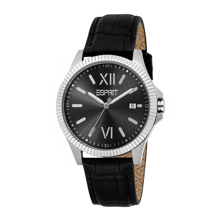 Esprit Men's 40mm Fashion Black Dial Watch